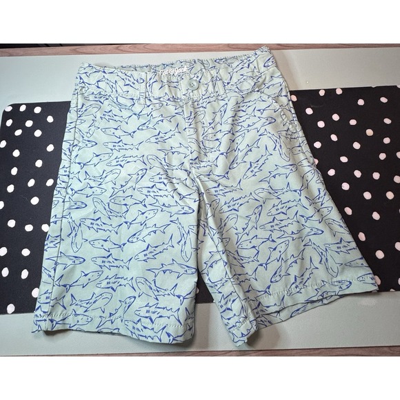 Cat & Jack Other - Cat & Jack Boys Blue Sharks Swim Shorts Trunks Adjustable Waist No Liner Size 8